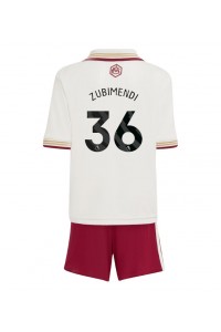 Arsenal Martin Zubimendi #36 Jalkapallovaatteet Lasten Kolmas peliasu 2025-26 Lyhythihainen (+ Lyhyet housut)
